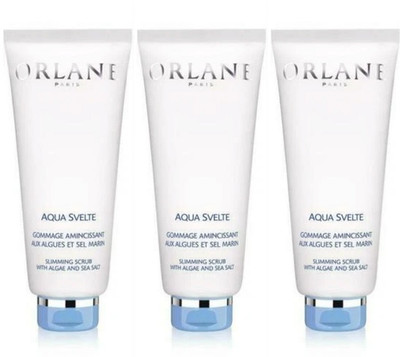 3 Orlane AQUA SVELTE Slimming Scrub with Algae & Sea Salt 6.7oz EACH