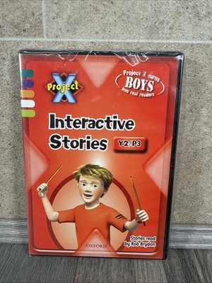 Project X: Year 2/P3: Interactive Stories CD-ROM Single User by Rob Brydon New
