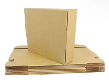 8 PK Cardboard Corrugated Box, 12" x 10" x 3" - Packing Mailing Shipping Kraft