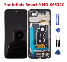 LCD Display Touch Screen Digitizer Assembly Frame For Infinix Smart 9 HD X6532C