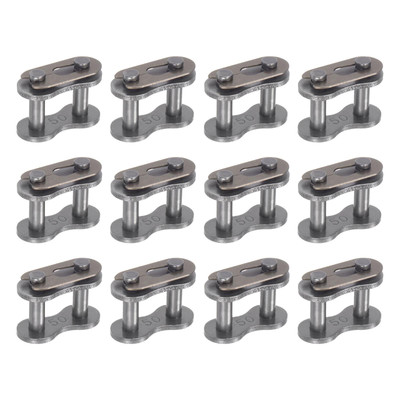 16Pcs #50 Chain Connector Link Roller 5/8'' Pitch Carbon Steel for 10A Chain