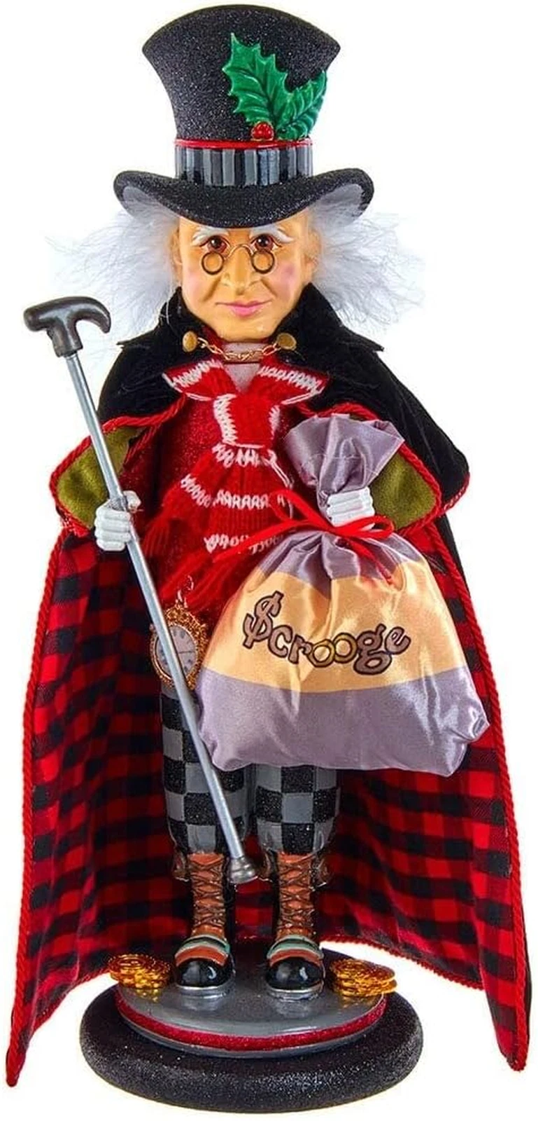 17-Inch Hollywood Scrooge Nutcracker - Festive Holiday Decor for Your Home