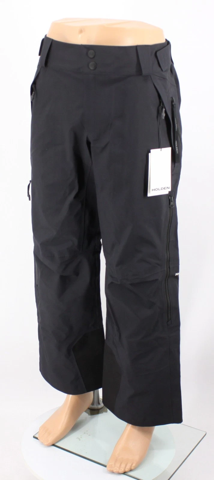 HOLDEN MENS 3 LAYER PANTS SKI TROUSERS JET BLACK IB
