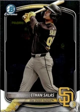 ETHAN SALAS RC 2025 Bowman Chrome Base Prospects #BCP-169 Pre-Rookie P ID:148575