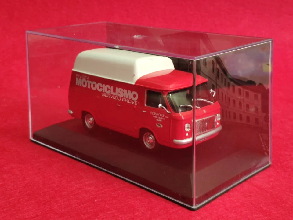 FURGONCINO PUBBLICITARIO 1:43 FIAT 238 MOTOCICLISMO SERVIZIO PROVE VINTAGE IXO - - Immagine 3 di 4