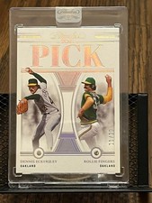 DENNIS ECKERSLEY ROLLIE FINGERS 2023 PANINI FLAWLESS 