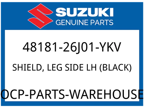 SHIELD, LEG SIDE LH (BLACK)