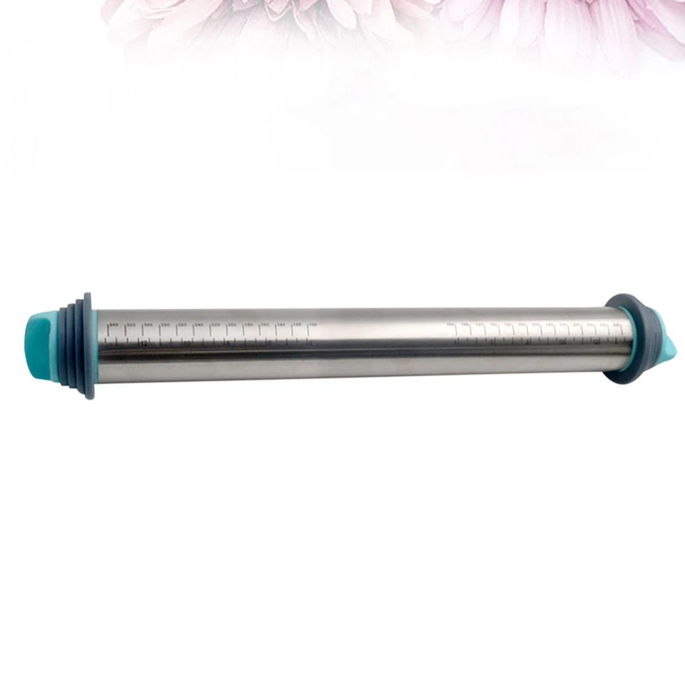 1Pc Mattarello in acciaio inox con spessore della regolabile Rolling - Immagine 2 di 4