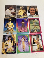 9 Yellow Power Rangers Cards. Trini Aisha 1994-1995