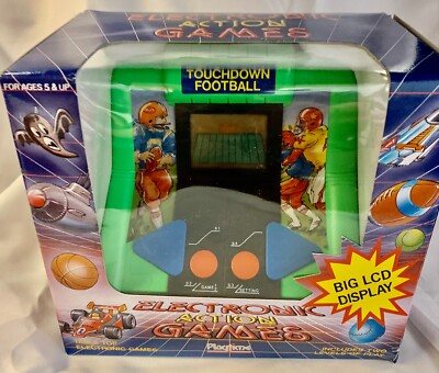 Playtime Touchdown Football Vintage 1988 Handheld Electronic Game