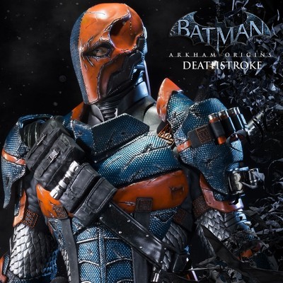 DC COMICS ULTRA RARE BATMAN ARKHAM ORIGINS DEATHSTROKE 1/3 STATUE PRIME 1 STUDIO