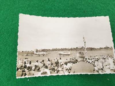 BOAC Argonaut DC3 Entebbe Airport Uganda Privatfoto Royal Visit 1954