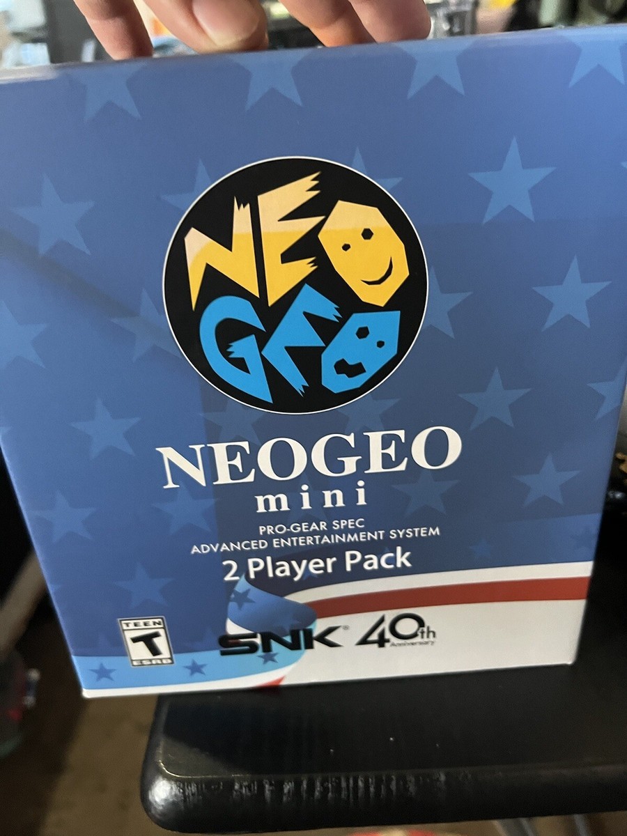 SNK NEOGEO Mini Arcade US Edition with Two NEOGEO mini PAD
