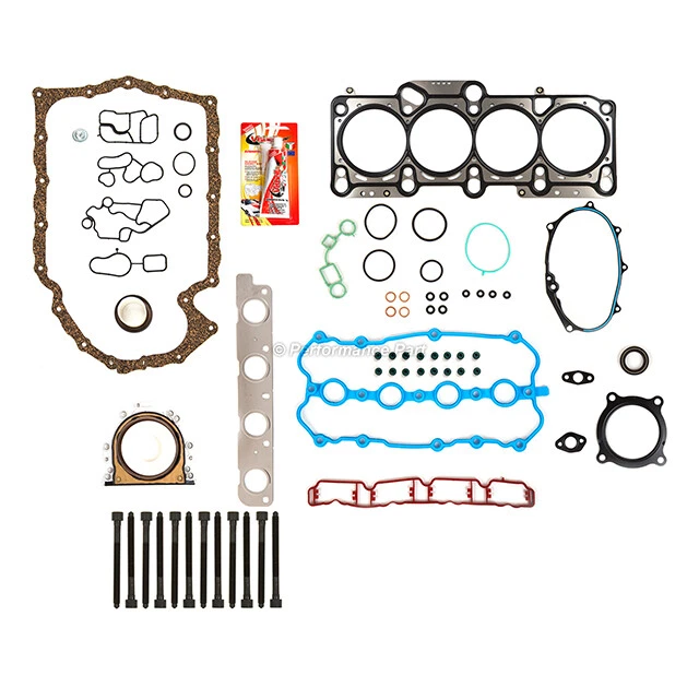 Juego completo de juntas pernos de cabeza para 05-11 Audi A3 A4 Quattro Q5 Turbo BPY BPG 2,0 L Foto 2 de 4
