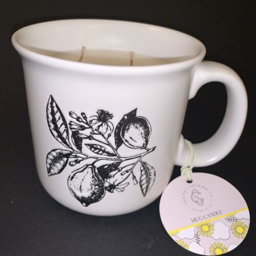 SECRET CELEBRITY Limoncello Soy Wax Mug Candle 10.5 oz Double Wick
