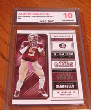 JAMEIS WINSTON ---2018 Panini Contenders--GEM Mint 10***BUCCANEERS***Mad DOG