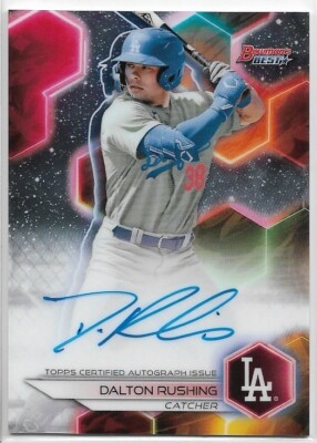 2023 Bowman's Best Dalton Rushing #B23-DR On-Card Auto Los Angeles Dodgers