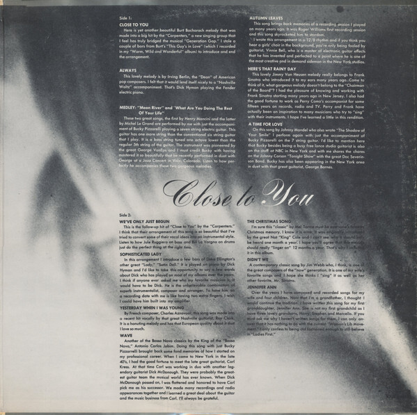 【中古】 Close to You TonyMottola s-l400.jpg