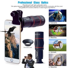 Apexel HD 18X Telephoto Zoom Lens Phone Camera Lens Tripod Kit for Iphone