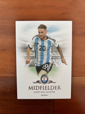 2023 Futera Unique Football Soccer Card Argentina ALEXIS MAC ALLISTER Mint