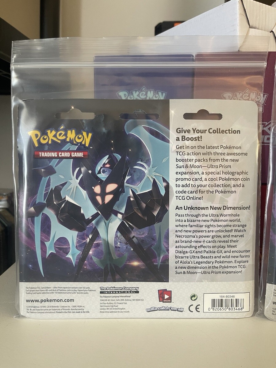 2 Pokemon Sun And Moon Ultra Prism Blister 3 Booster Pack Porygon-Z &  Vulpix | eBay
