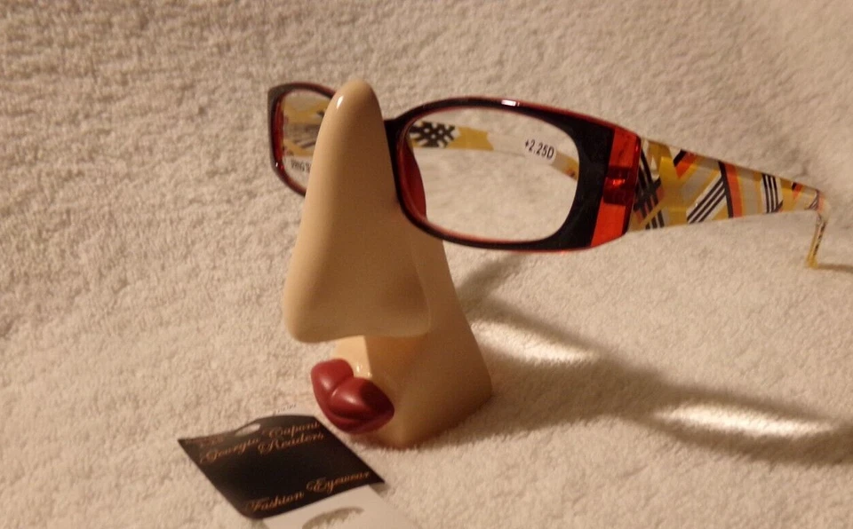 GEORGIO CAPONI Primavera Templos Moda MULTICOLOR Gafas Lectores +2,25 Fuerza Foto 3 de 3