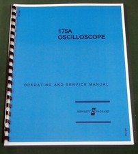 HP 175A Operating and Service Manual: Comb Bound & Protective Covers