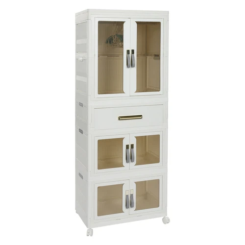 Clothes Storage Cabinet Free Standing Storage Organizer Baby Clothes Cabinet - Picture 4 of 15