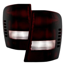 Fit Jeep 99-04 Grand Cherokee Red Smoke Replacement Tail Brake Lights Pair Set
