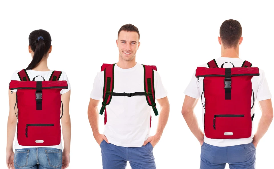 Rucksack Damen Herren Freizeitrucksack Elephant Time Bag EVO Kurierrucksack A4 - Bild 4 von 4