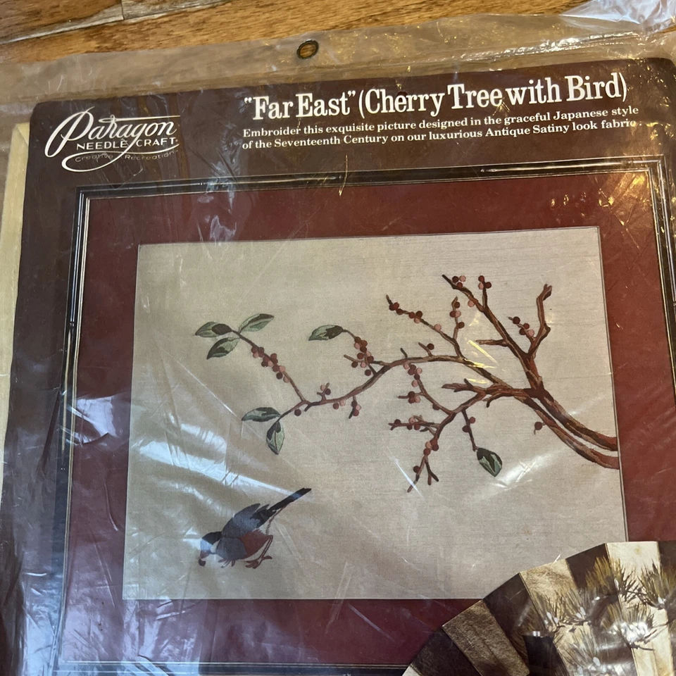 Kit de bordado de colección Paragon Needlecraft Lejano Oriente 0561 diseño Nobuko Matticx nuevo Foto 4 de 4