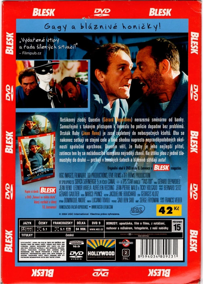 Ruby & Quentin (2003) DVD - Region 2 PAL - Director: Francis Veber - 1 - Image 2 of 2