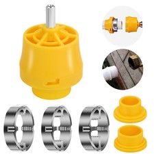 PVC Thread Maker Tool for Electric Drill Pipe Threader Kit and 1/2" 3/4" 1" Dies