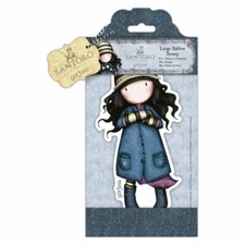 Large Gorjuss TOADSTOOLS Rubber Stamp-Santoro Girl-Stamping Craft-Mix Media