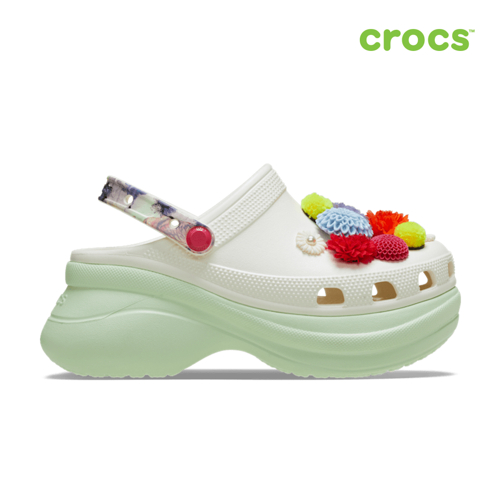 NEW CROCS Bay Wildflower Clog 211184 Chalk WHITE | eBay