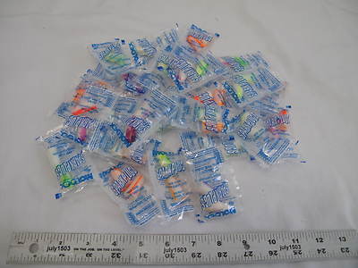 (25) Pair Moldex Spark Plugs Foam Ear Plugs 6604 Uncorded, NRR33 33dB 