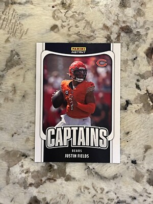 2023 Panini Instant NFL Justin Fields Captains #6 /331