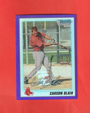 2010 Bowman CHROME PROSPECTS PURPLE REFRACTORS # BCP41 Carson Blair 739/999