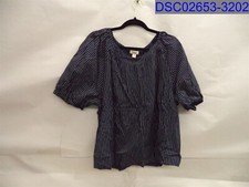 A.N.A. Women's Multicolor Blouse, Size XL, Armpit to Armpit 24", Length 26"