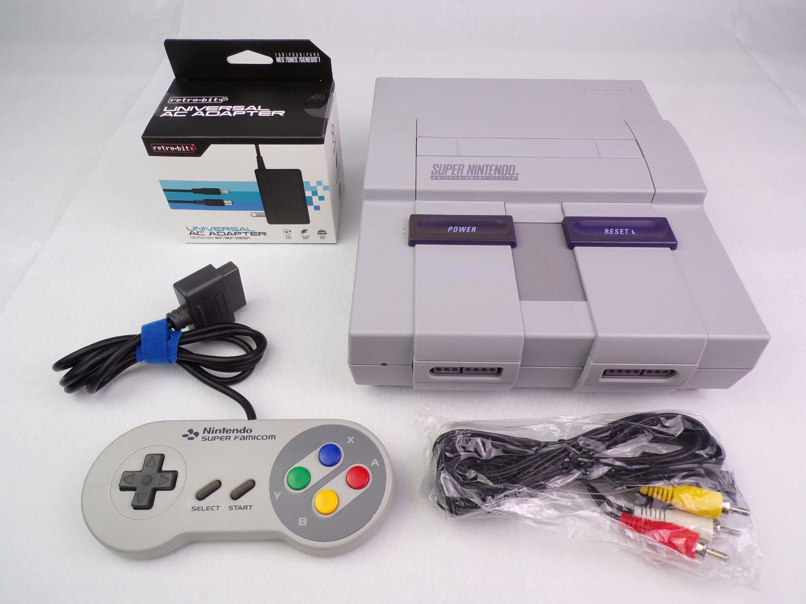 Super Nintendo Entertainment System SNES Console OEM Controller