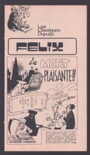 TILLIEUX . FELIX . LE MORT PLAISANTE . SPIROU . 1975 ( H82 ) .