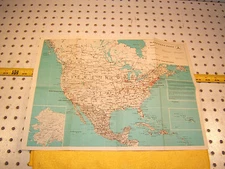 Mercedes 1960s W108 W111 Mercedes North & South America Service Genuine OE 1 Map