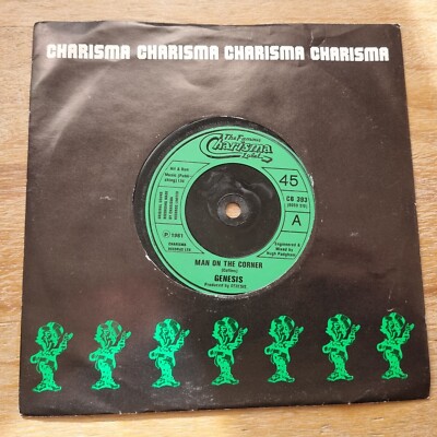GENESIS - Man On The Corner 7'' Vinyl Single 1982 Charisma Records CB 393