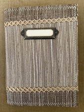 Handmade Upholstery Fabric Junk Journal/Unique/Craft/Journal/Scrapbook