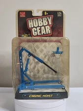 New! Hobby Gear: Craftmaster Engine Hoist 1/24 Scale for Diecast Toys (Blue)