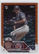 2023 Topps Update Orange Foil /299 Thad Ward Thaddeus Ward #US111 g7c