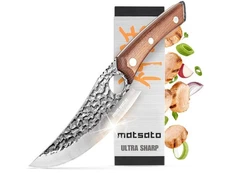 Matsato Chef Knife - Perfect Kitchen Knive for Cooking, Chopping. Japanese Steel