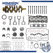 Engine Rebuild Overhaul Kit - Crankshaft ConRods For Hyundai KIA 11-20 2.4L G4KJ
