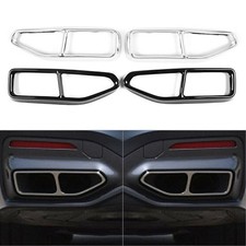 Auto Heckschalldämpfer Auspuffauslass Abdeckblende für BMW 7er G11 G12 2019-2022
