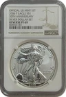 2006-P NGC PF69 Reverse Proof American Silver Eagle from 20th Anniversary Set